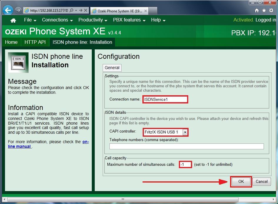 general tab on config panel