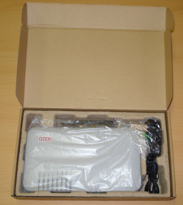 the opened box