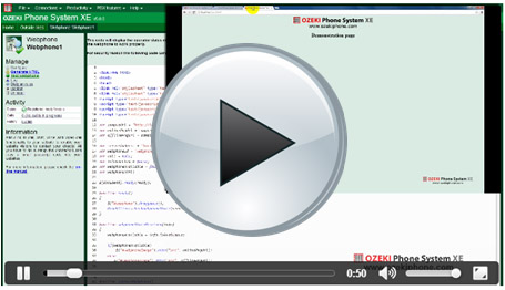 how to add webphone to your website video