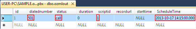 reminder call setup