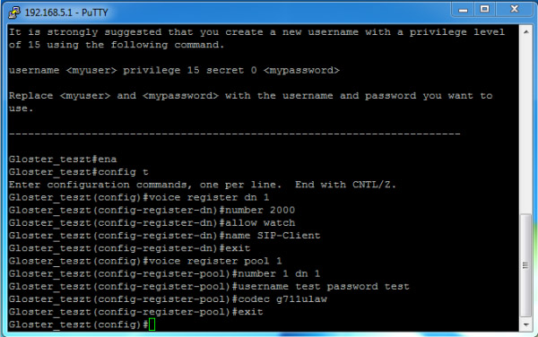 configuring sip accounts